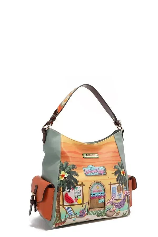 Nicole Lee USA Sun and Sand Hobo Handbag - DAVERRI FASHIONS
