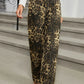 Leopard Jeans with Pockets - DAVERRI FASHIONS