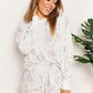 Double Take Floral Long Sleeve Top and Shorts Loungewear Set Shorts Sets
