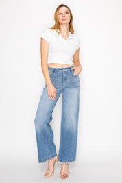 Artemis Vintage Eco Friendly Fabric High Rise Slim Pala Jeans | Jeans Daverri Fashions