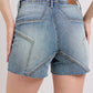 Judy Blue High Waist Star Seam Detail Denim Shorts Denim Shorts