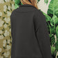 BiBi Single-Breasted Washed Fleece Jacket