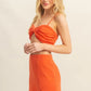 HYFVE Ruched Bra Top and Mini Skirt Set Outfit Sets