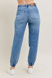 Judy Blue Full Size High Waist Denim Jogger | Jeans Daverri Fashions