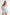 MABLE Stripe Embroidered Peplum Cami and Shorts Set Blue S Shorts Sets