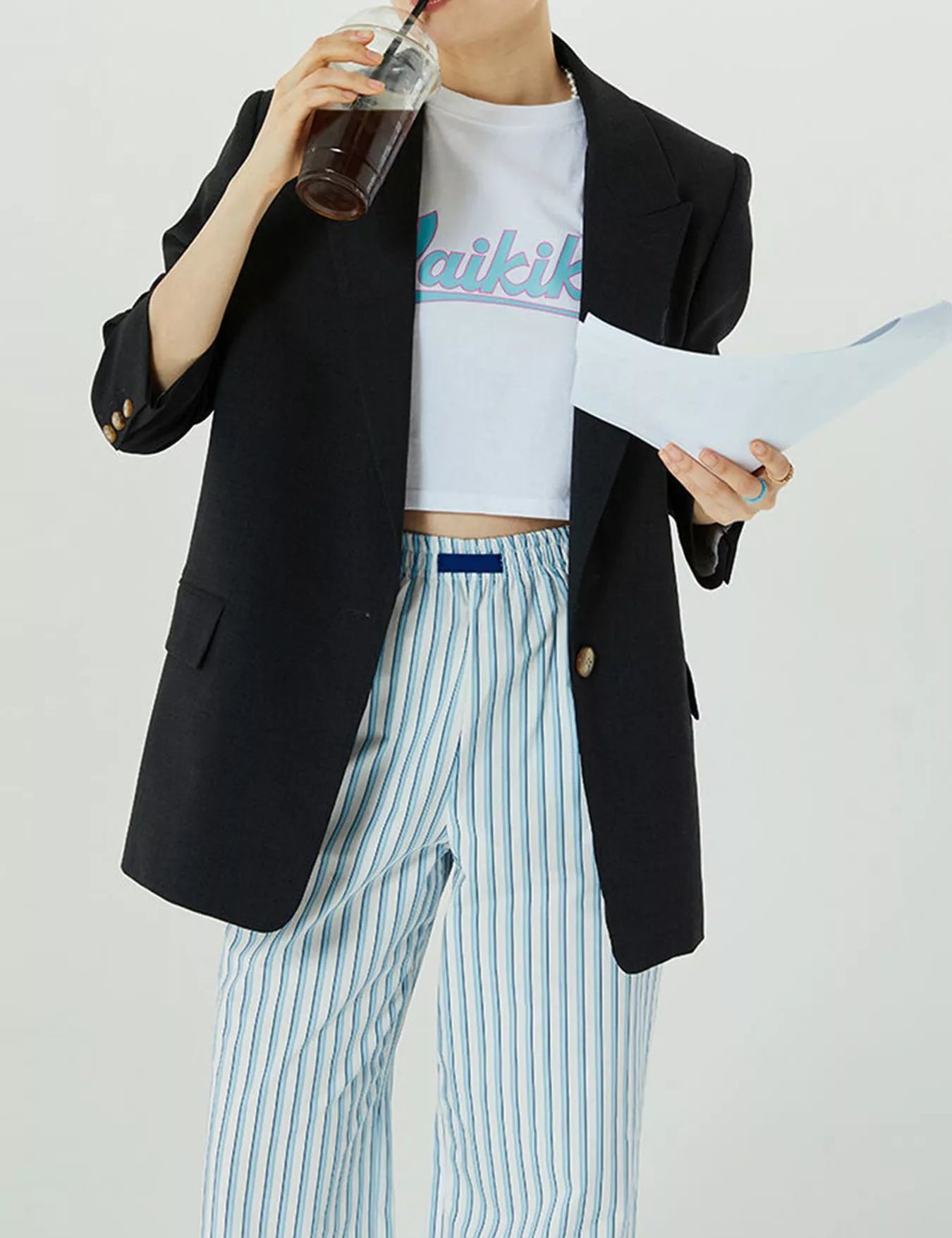 Elastic Waist Wide Leg Pants | Loungewear Pants Daverri Fashions