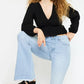 Kancan High Rise Curvy Flare Jeans - DAVERRI FASHIONS