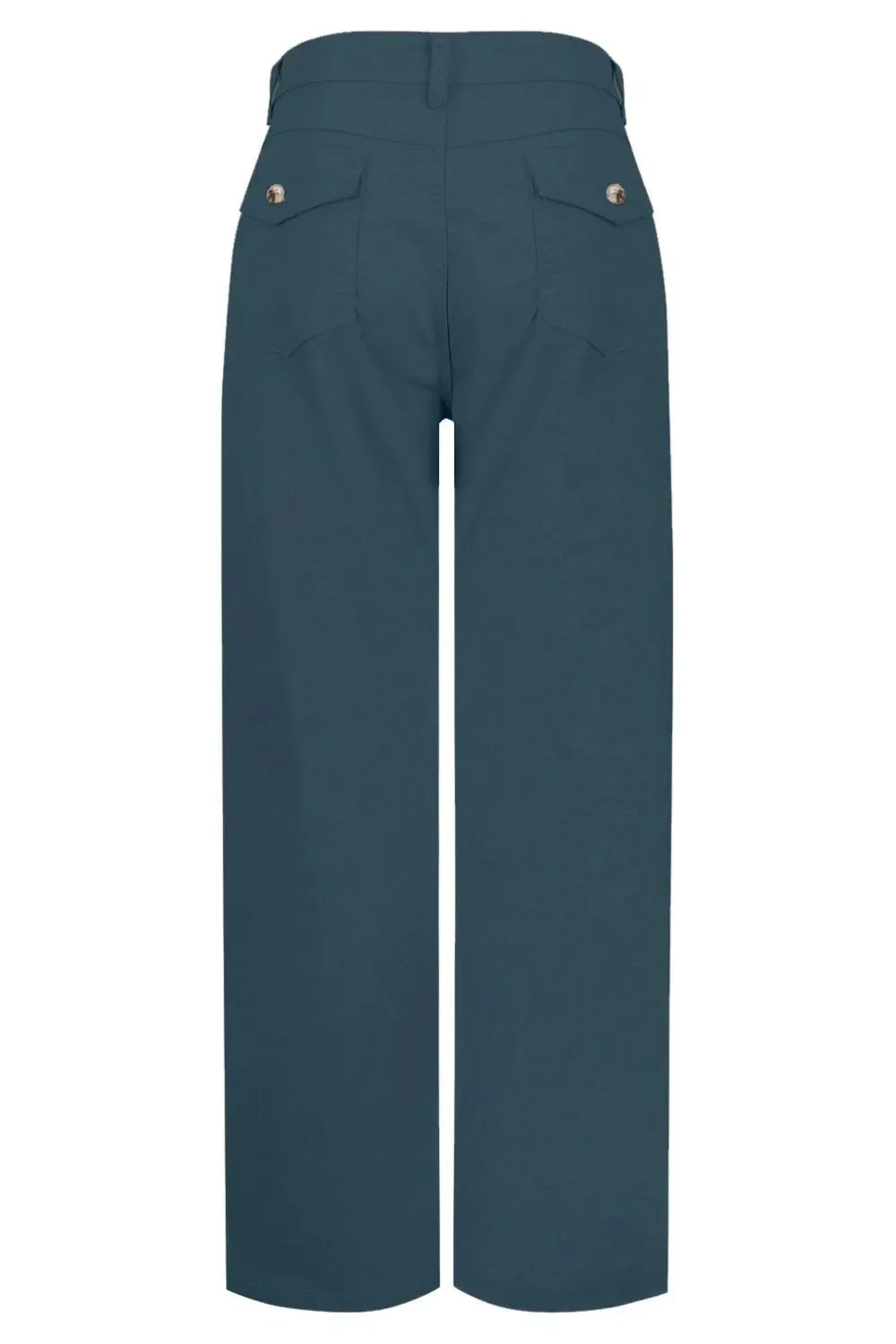 High Waist Jeans with Pockets - DAVERRI FASHIONS