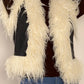Tied Fringe Contrast Vest - DAVERRI FASHIONS