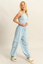 HYFVE Crop Top and Cargo Pants Set | Outfit Sets Daverri Fashions