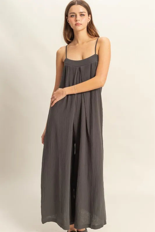 HYFVE Double Gauze Super Flowy Cami Jumpsuit Jumpsuits