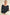 Aemi + Co Cable-Knit Openwork Round Neck Sweater Black Sweaters