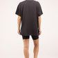 Cotton Round Neck Top & Biker Shorts Set Outfit Sets