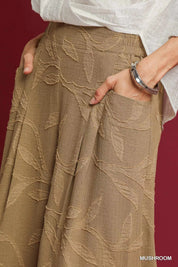 Umgee Jacquard Wide-Leg Pants | Pants Daverri Fashions