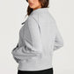 Daverri Fashions Half Zip Long Sleeve Sweatshirt - DAVERRI FASHIONS