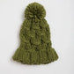 Oversized Chunky Knit Pom Beanie - DAVERRI FASHIONS
