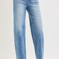 RISEN High Rise Wide Baggy Jeans - DAVERRI FASHIONS