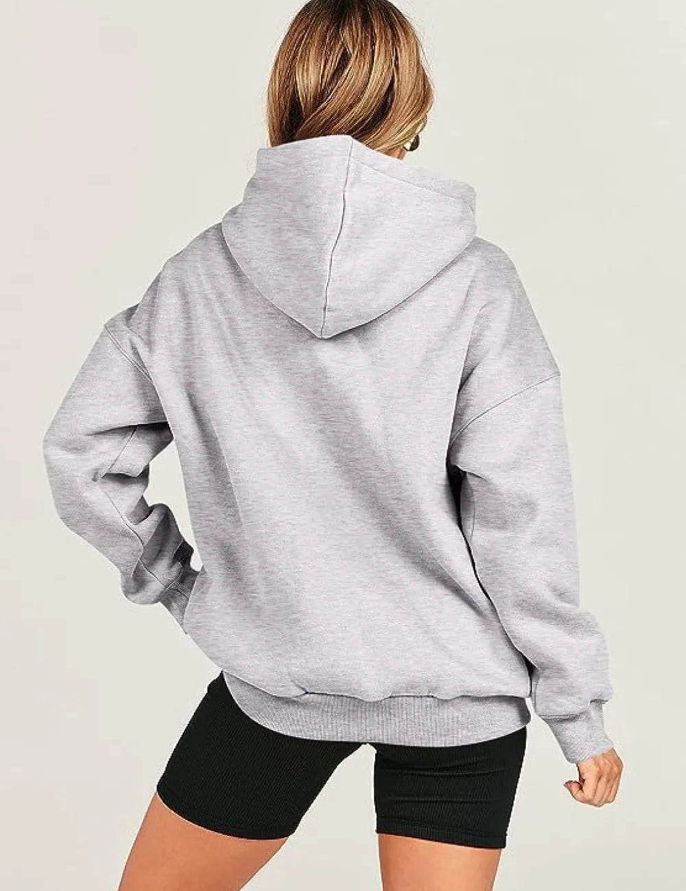 Dropped Shoulder Long Sleeve Hoodie | Hoodies Daverri Fashions