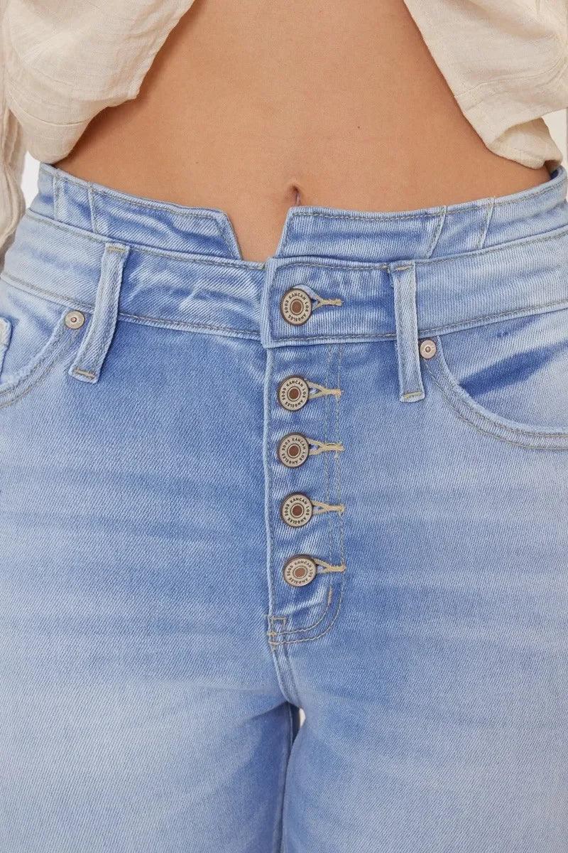 Kancan Curvy High Rise Flare Jeans - DAVERRI FASHIONS