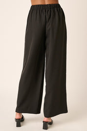 Mittoshop Inverted Pleat Detail Wide Leg Pants