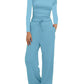 Daverri Fashions Full Size Casual Long Sleeve Top and Pants Set Plus Size - DAVERRI FASHIONS