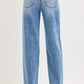 RISEN High Rise Wide Baggy Jeans - DAVERRI FASHIONS