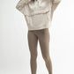 MONO B Drift Burnout Fleece Snap Hoodie
