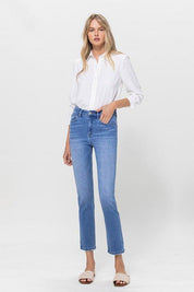 Vervet Stretch Crop Slim Straight Jeans Jeans