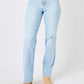 Judy Blue Full Size High Waist Distressed Straight Jeans Jeans