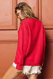 BiBi Sequin Star Tinsel Christmas Sweater | Sweaters Daverri Fashions