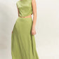 HYFVE Sleeveless Top and Maxi Skirt Set MATCHA Outfit Sets