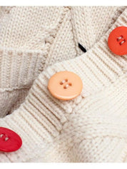 Cable Knit Button Up Cardigan | Cardigans Daverri Fashions