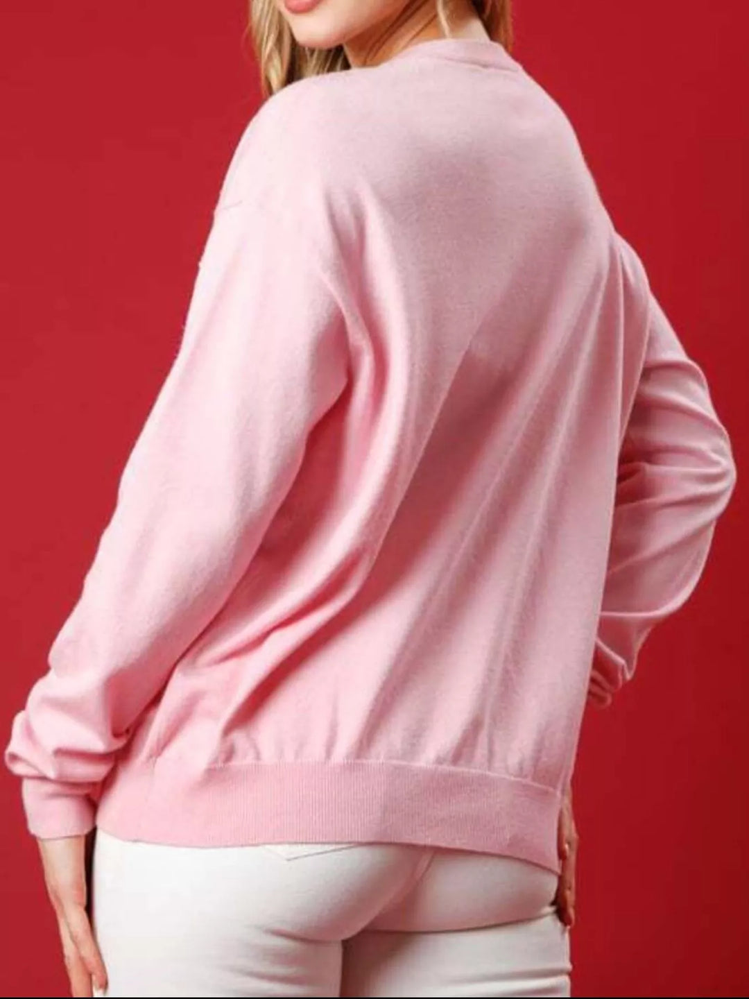 Christmas Sequin Nutcracker Dropped Shoulder Sweatshirt | Sweatshirts Daverri Fashions
