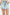 RISEN Full Size High Rise Button Down Skorts Plus Size LIGHT Denim Skirts