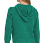 Zenana Drawstring Zip Up Hooded Cardigan Cardigans