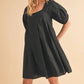 Aemi + Co Square Neck Babydoll Dress with Pockets - DAVERRI FASHIONS