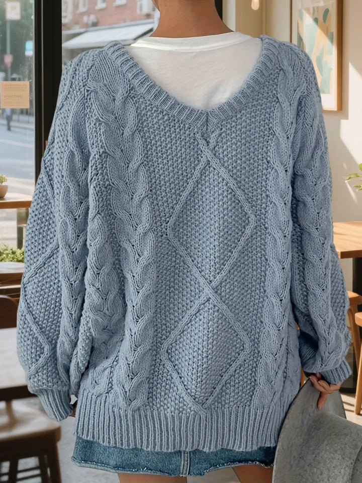 Button-Front Long Sleeve Cardigan | Cardigans Daverri Fashions