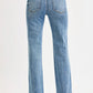 RISEN Full Size Tummy Control High Rise Straight Jeans Plus Size