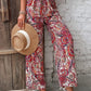 Printed Wide Leg Pants - DAVERRI FASHIONS