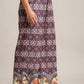 Umgee Full Size Mixed Print Elastic Waistband Pants Plus Size Pants