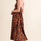 And The Why Leopard Print Plunge Maxi Dress Maxi Dresses