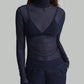 Turtleneck Long Sleeve Top - DAVERRI FASHIONS