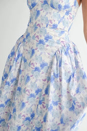 MABLE Sweetheart Neckline Floral Printed Midi Dress | Midi Dreses Daverri Fashions