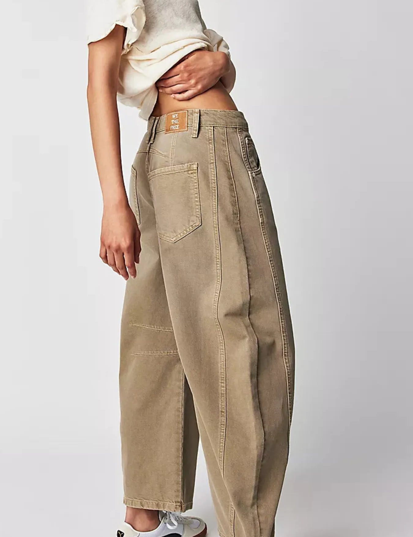 Wide Leg Relaxed Fit Barrel Jeans | Jeans Daverri Fashions