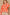 POL Daisy Pattern Drop Shoulder Sweater Sun Orange