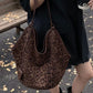 Leopard Print Large Tote Bag - DAVERRI FASHIONS