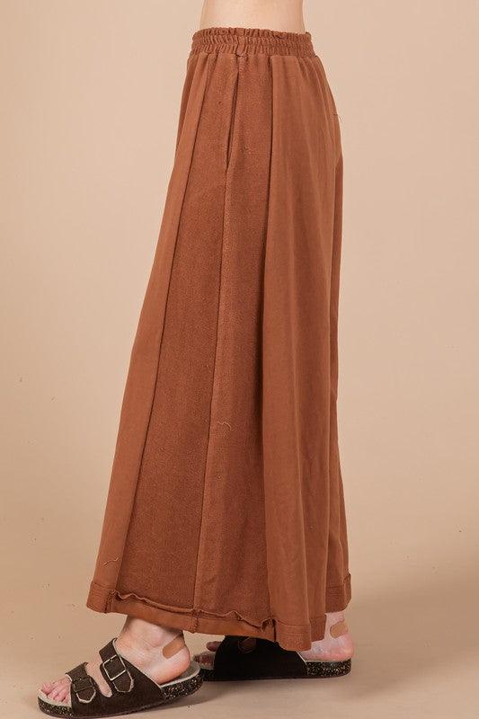 Ces Femme Half Button Half Sleeve Top and Pants Set Outfit Sets