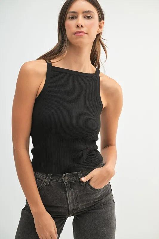 MABLE Ribbed Knit Tank | Tank Tops Daverri Fashions