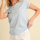 Aemi + Co Lettuce Edge Round Neck Short Sleeve T-Shirt T-Shirts