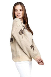 Bibi Tiger Pattern Sweater Sweaters